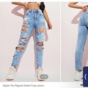 Shein straight leg jeans